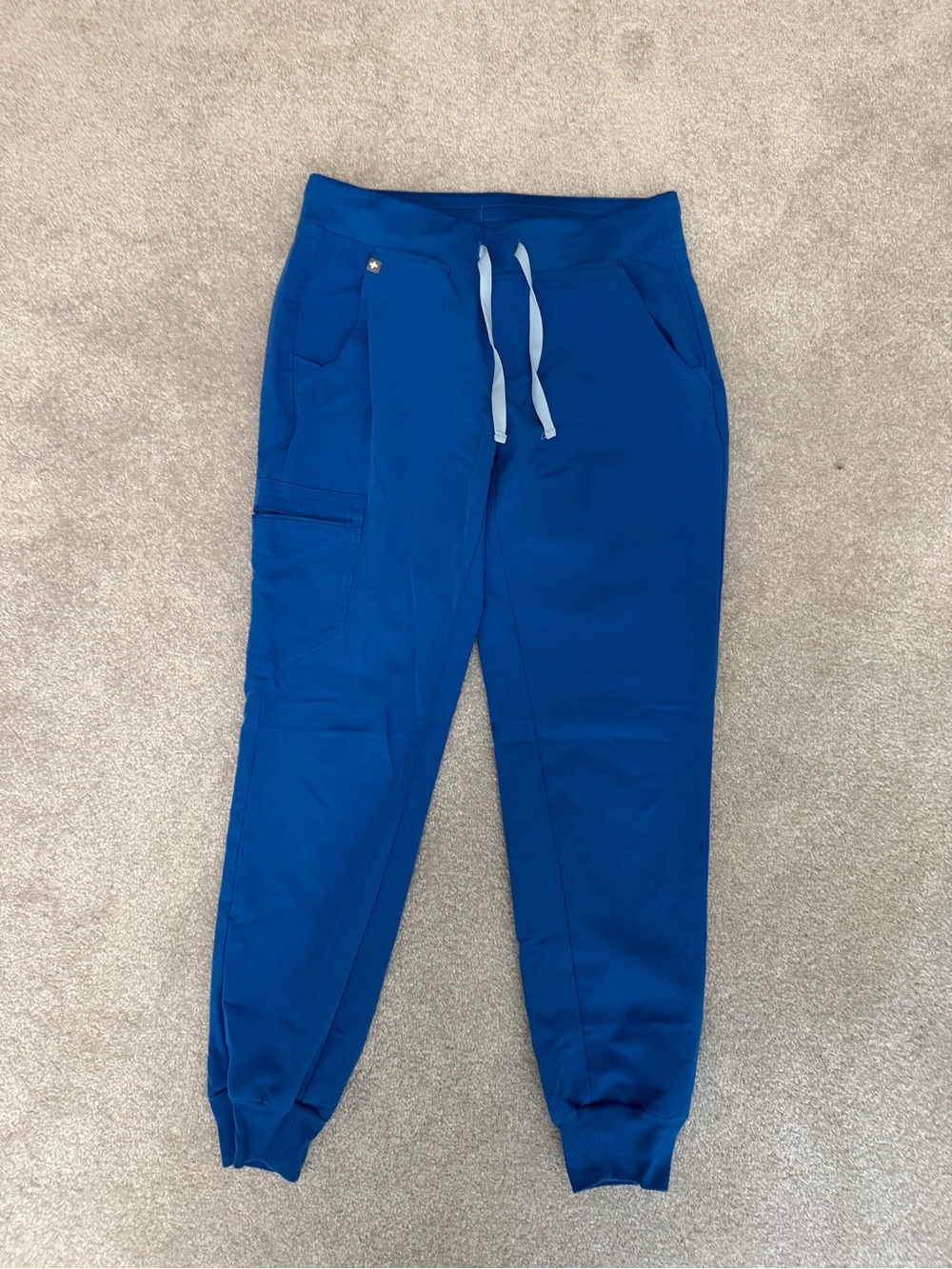 Figs Royal Blue Jogger Sweatpants with Drawstring